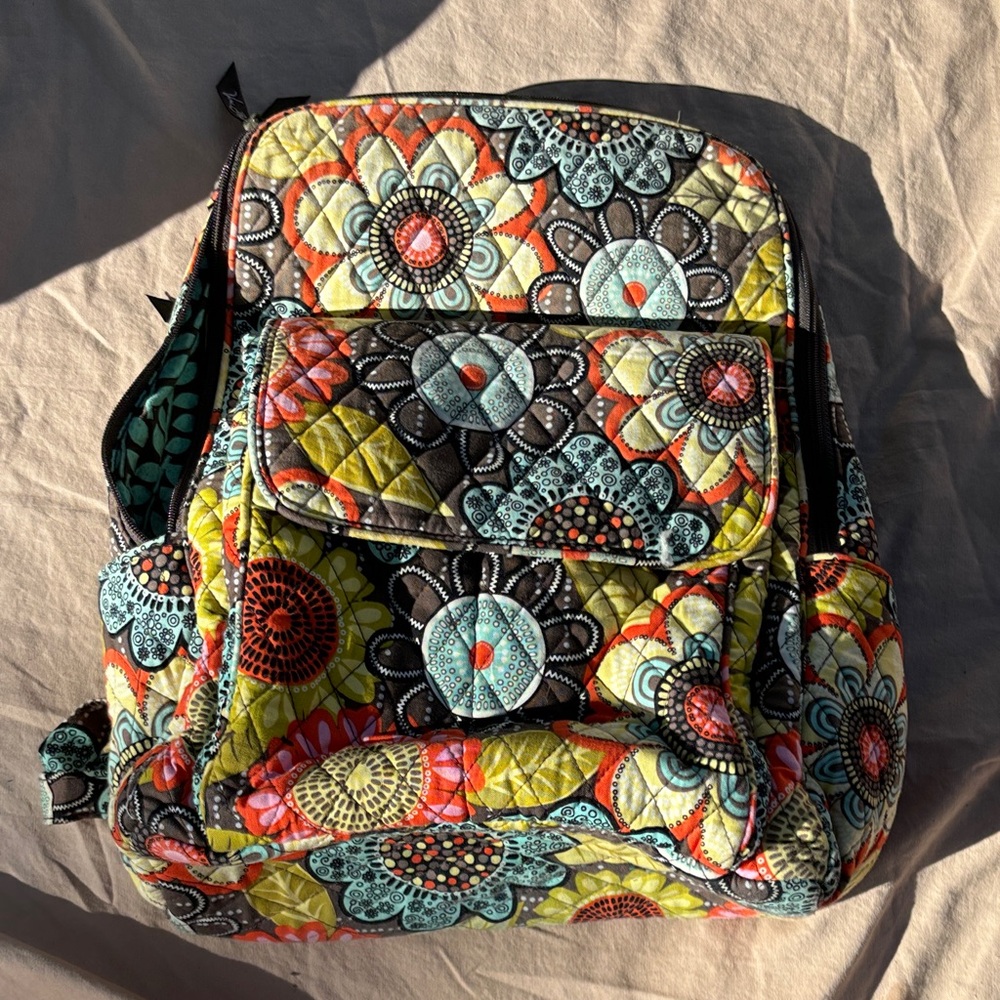 Vera Bradley Multicolor Floral Backpack